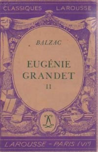 Livrenpoche : Eugénie Grandet Tome II - Honoré De Balzac - Livre