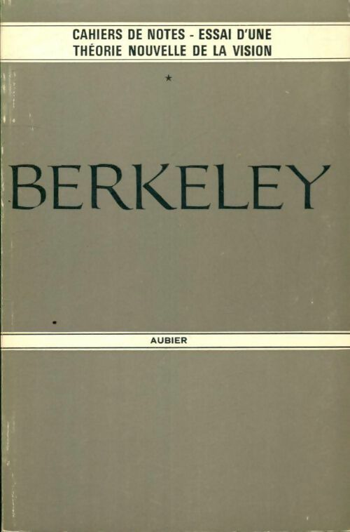 Livrenpoche : Oeuvres choisies Tome I - George Berkeley - Livre