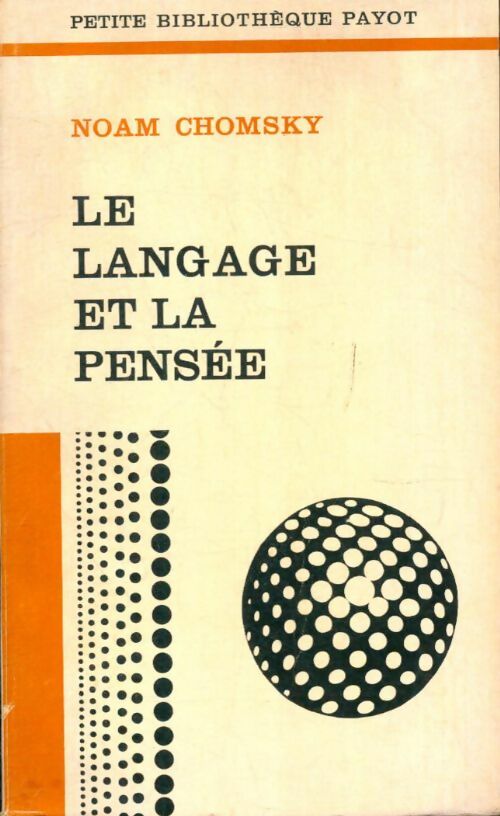 Livrenpoche : Le langage et la pensée - Noam Chomsky - Livre