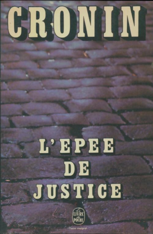 Livrenpoche : L'épée de justice - Archibald Joseph Cronin - Livre