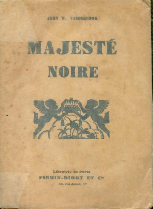 Majesté noire - John W. Vandercook -  Firmin-Didot poche - Livre