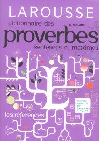 Dictionnaire des proverbes, sentences et maximes - Inconnu - Livre