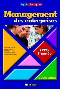 Livrenpoche : Management des entreprises BTS 1ère année - Didier Bertholom - Livre