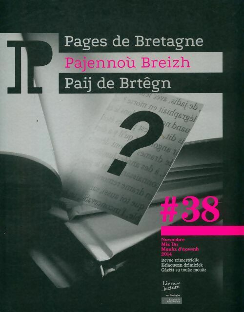 Livrenpoche : Pages de Bretagne n°38 - Collectif - Livre
