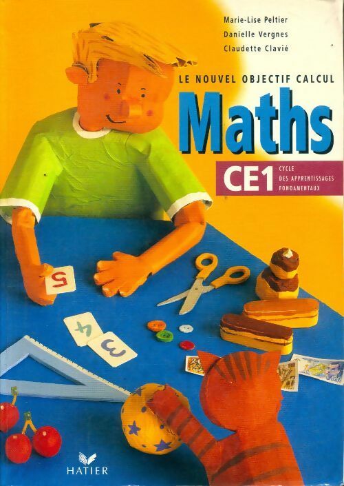 Maths CE1 - Marie-Lise Peltier -  Hatier GF - Livre