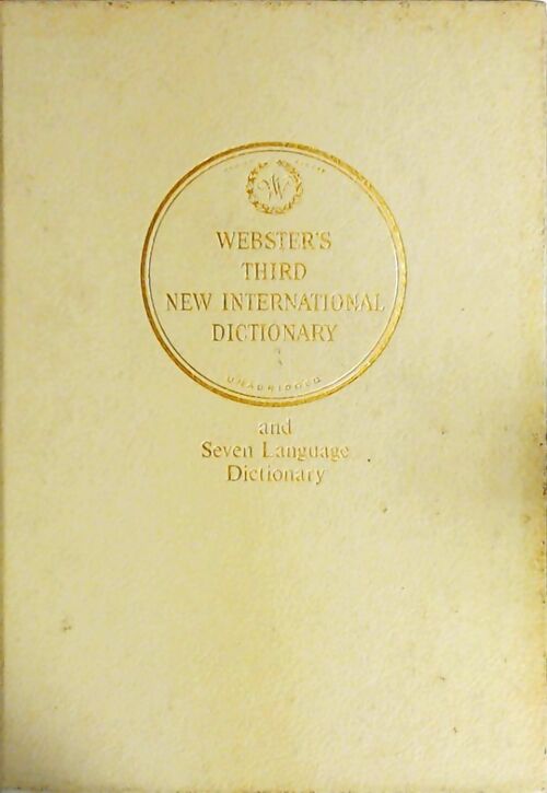 Livrenpoche : Webster's third new international dictionary (3 vols.) - Collectif - Livre