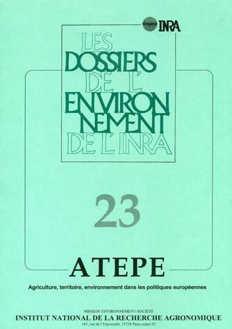 Livrenpoche : Les dossiers de l'environnement de l'INRA n°23 : Atepe - Jean Boiffin - Livre
