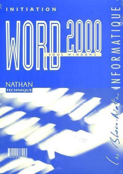 Livrenpoche : Initiation à Word 2000 sous Windows - Monique Langlet - Livre