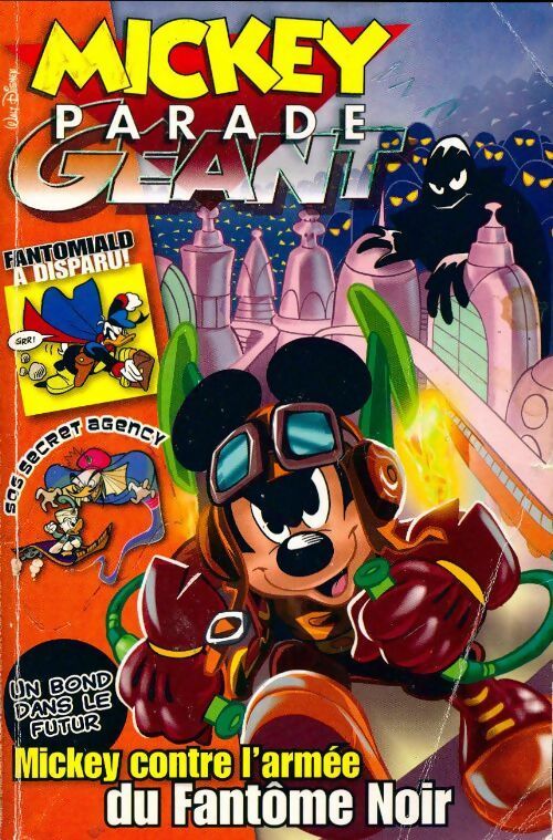 Livrenpoche : Mickey parade géant n°332 : Mickey contre l'armée du fantôme noir - Collectif - Livre