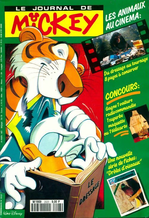 Livrenpoche : Le journal de Mickey n°2023 : Les animaux au cinéma - Collectif - Livre