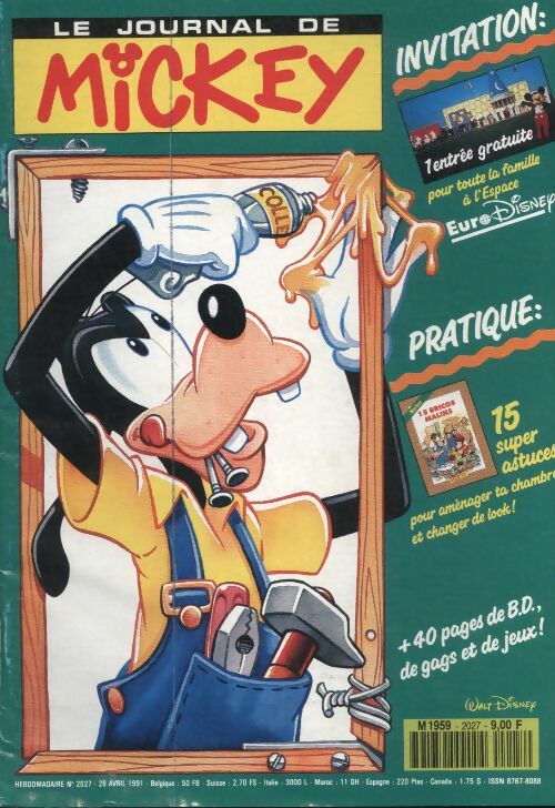 Livrenpoche : Le journal de Mickey n°2027 - Collectif - Livre