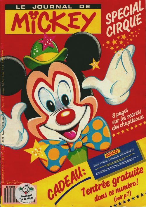 Livrenpoche : Le journal de Mickey n°2034 : Spécial cirque - Collectif - Livre