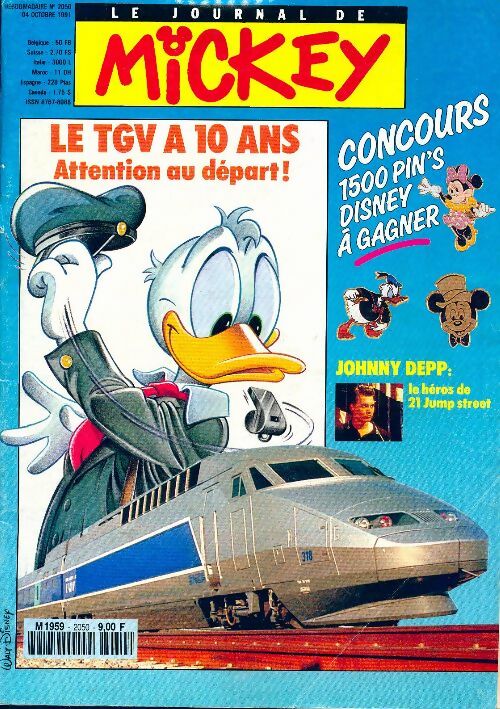 Livrenpoche : Le journal de Mickey n°2050 : Le TGV a 10 ans - Collectif - Livre