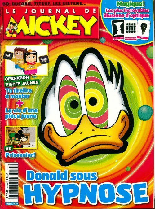 Livrenpoche : Le journal de Mickey n°3056 : Donald sous hypnose - Collectif - Livre