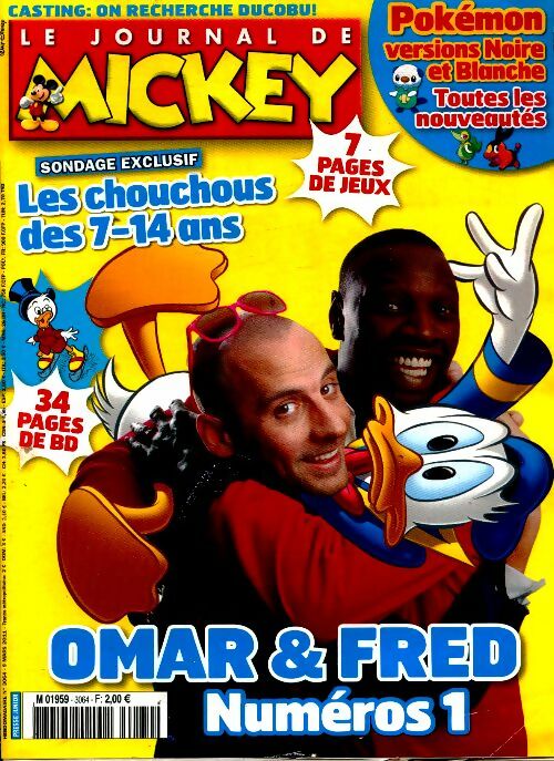 Livrenpoche : Le journal de Mickey n°3064 : Omar et Fred numéros 1 - Collectif - Livre