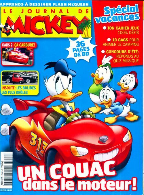 Livrenpoche : Le journal de Mickey n°3084 : Un couac dans le moteur - Collectif - Livre
