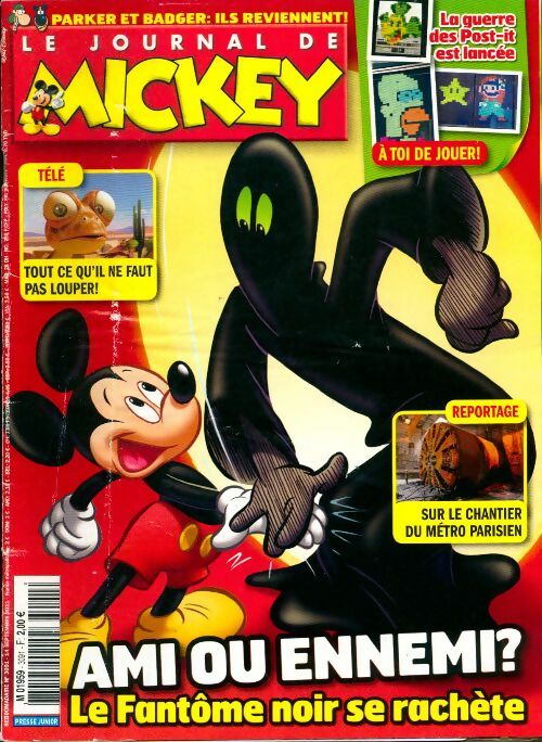 Livrenpoche : Le journal de Mickey n°3091 : Le fantôme noir se rachète - Collectif - Livre