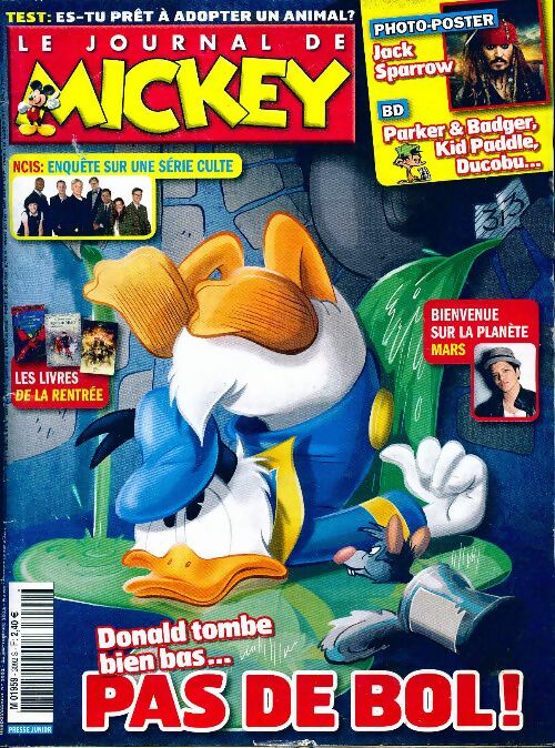 Livrenpoche : Le journal de Mickey n°3092 : Pas de bol ! - Collectif - Livre