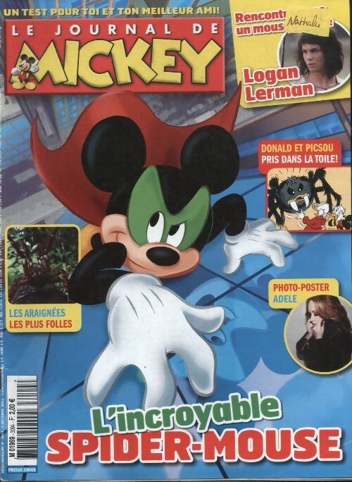 Livrenpoche : Le journal de Mickey n°3094 : L'incroyable Spider-Mouse - Collectif - Livre