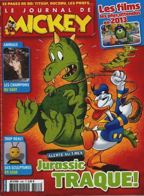 Livrenpoche : Le journal de Mickey n°3162 : Jurassic traque - Collectif - Livre