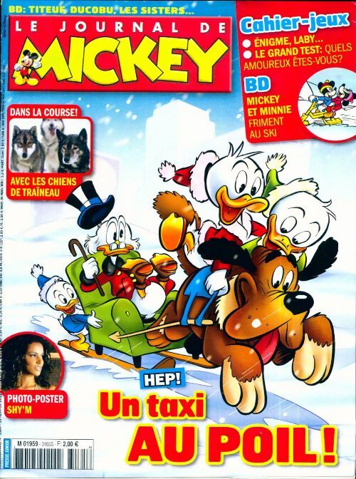 Livrenpoche : Le journal de Mickey n°3165 : Un taxi au poil ! - Collectif - Livre