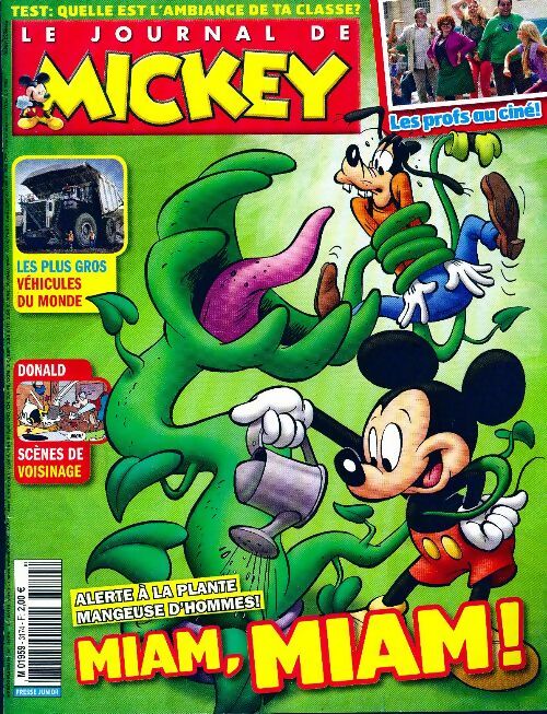 Livrenpoche : Le journal de Mickey n°3174 : Miam, miam ! - Collectif - Livre