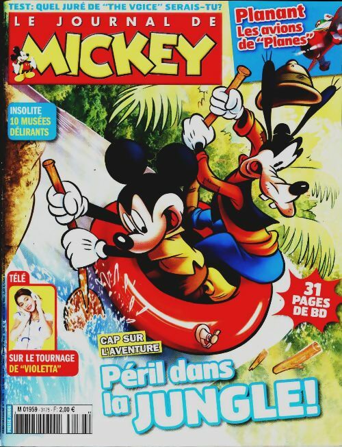 Livrenpoche : Le journal de Mickey n°3178 : Péril dans la jungle ! - Collectif - Livre
