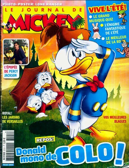 Livrenpoche : Le journal de Mickey n°3191 : Donald mono de colo ! - Collectif - Livre