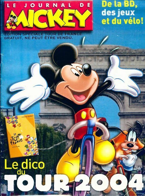 Livrenpoche : Le journal de Mickey : Le dico du tour 2004 - Collectif - Livre