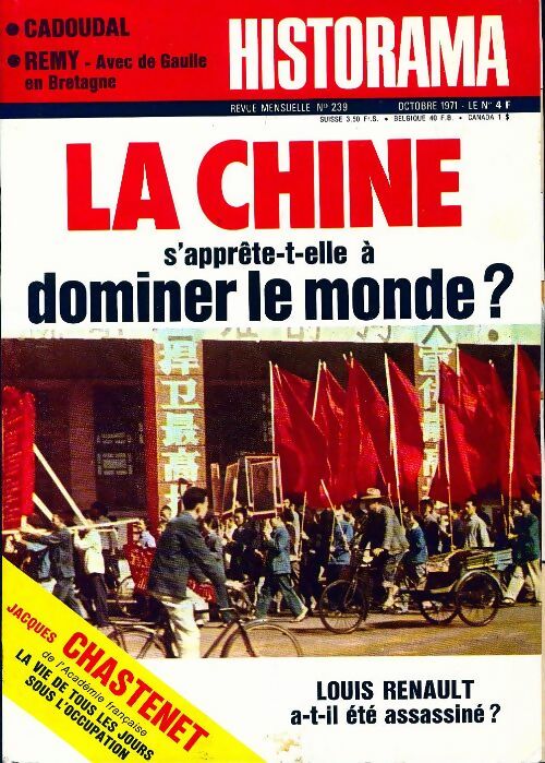 Livrenpoche : Historama n°239 : La Chine s'apprête-t-elle à dominer le monde ? - Collectif - Livre
