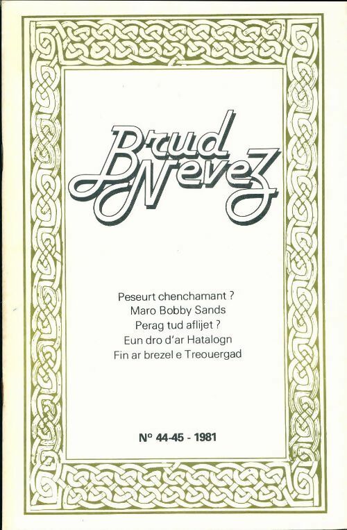 Livrenpoche : Brud nevez 1981 n°44-45 - Collectif - Livre