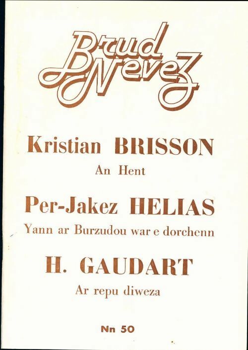 Livrenpoche : Brud nevez 1981 n°50 - Collectif - Livre