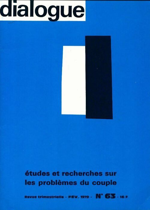 Livrenpoche : Dialogue n°63 - Collectif - Livre