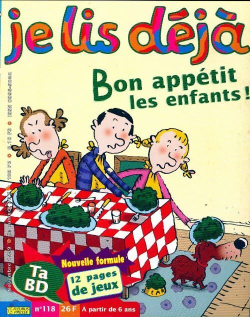 Livrenpoche : Je lis déjà n°118 : Bon appétit les enfants ! - Collectif - Livre