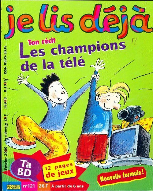 Livrenpoche : Je lis déjà n°121 : Les champions de la télé - Collectif - Livre