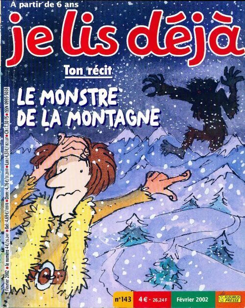Livrenpoche : Je lis déjà n°143 : Le monstre de la montagne - Collectif - Livre