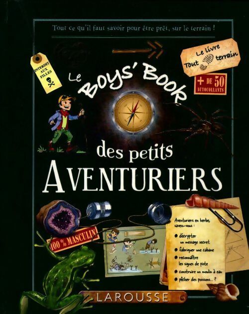 Livrenpoche : Le boys' book des petits aventuriers - Clémence Roux - Livre