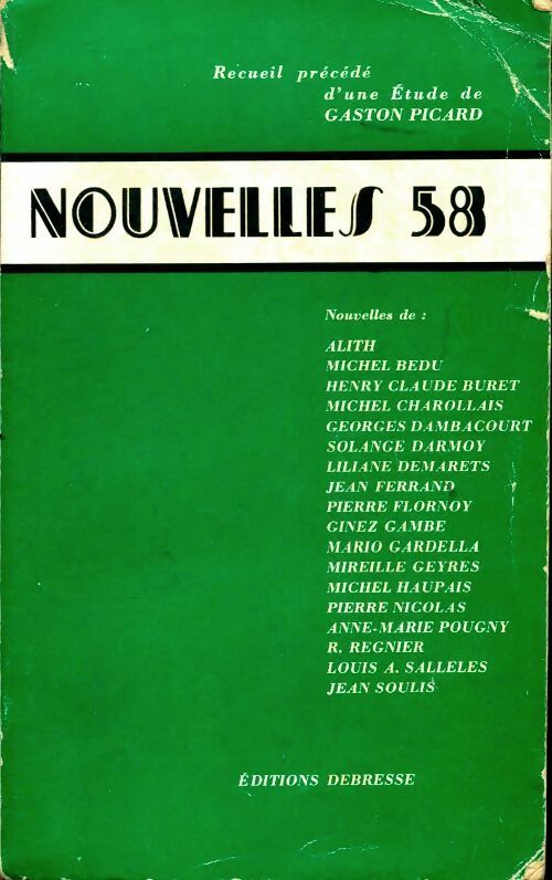 Livrenpoche : Nouvelles 58 - Collectif - Livre