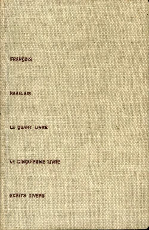 Livrenpoche : Le quart livre, le cinquième livre, écrits divers Tome II - François Rabelais - Livre