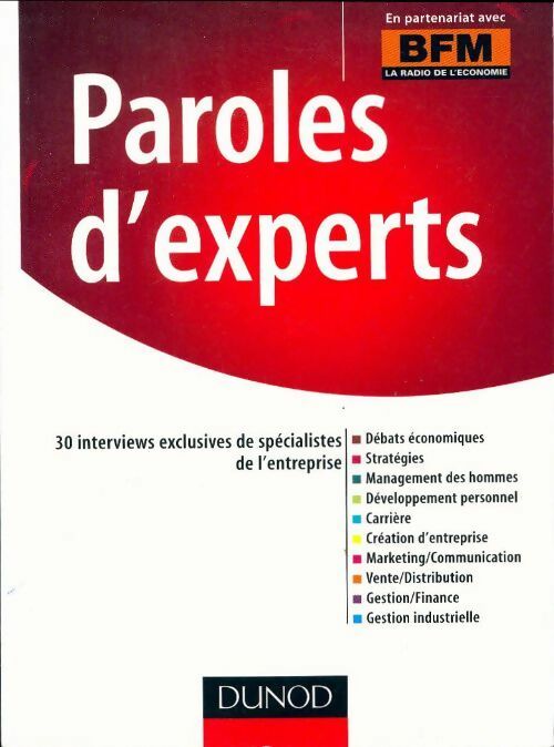 Livrenpoche : Paroles d'experts - Collectif - Livre