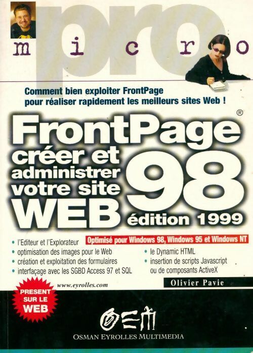Livrenpoche : Frontpage 98 - Olivier Pavie - Livre