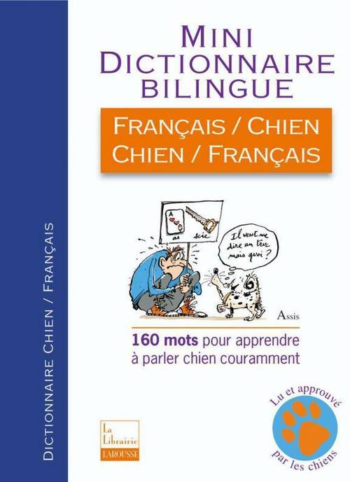 Mini dictionnaire bilingue français-chien et chien-français - Jean Cuvelier -  Mini dictionnaire - Livre