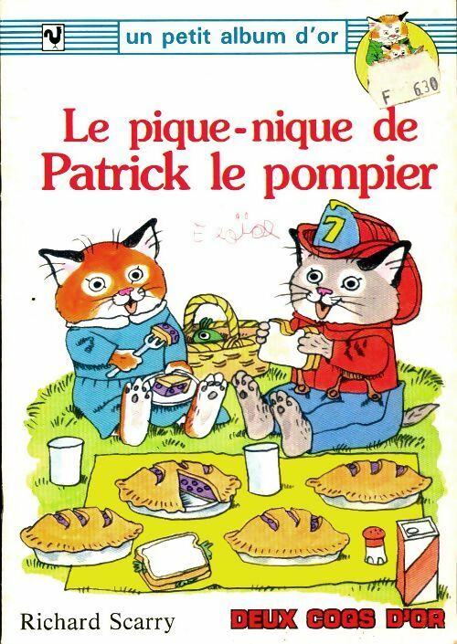 Livrenpoche : Le pique-nique de Patrick le pompier - Richard Scarry - Livre