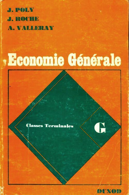 Livrenpoche : Économie générale Terminales G - Jean Poly - Livre