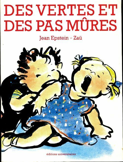Livrenpoche : Des vertes et des pas mûres - Jean Epstein - Livre