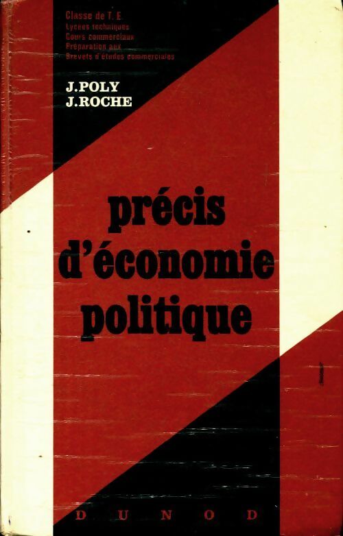 Livrenpoche : Précis d'économie politique Terminales - J. Poly - Livre