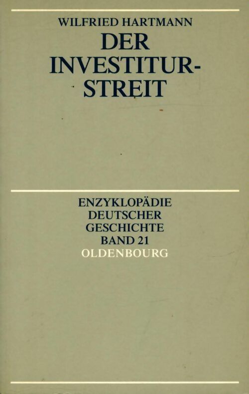 Livrenpoche : Der investiturstreit - Wilfried Hartmann - Livre