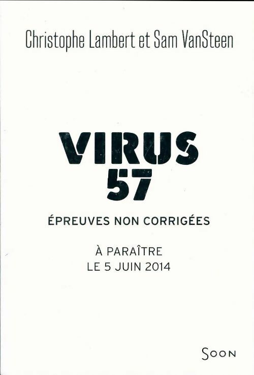Livrenpoche : Virus 57 - Christophe Lambert - Livre