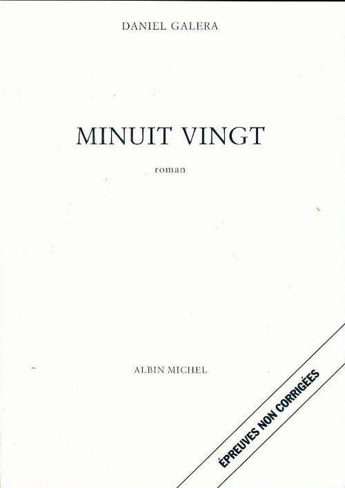 Livrenpoche : Minuit vingt - Daniel Galera - Livre