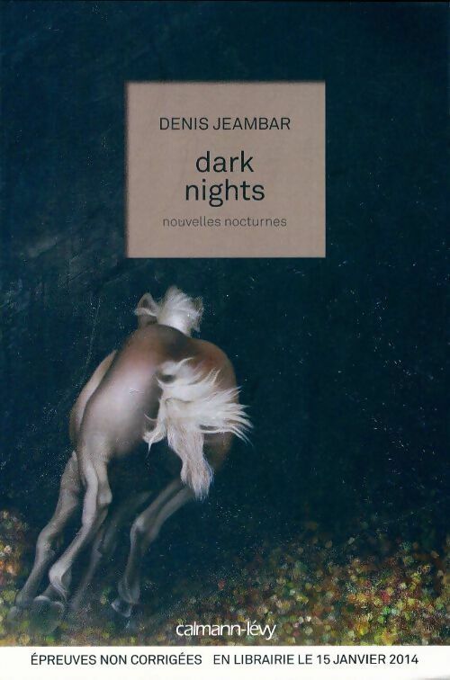 Livrenpoche : Dark nights .Nouvelles nocturnes - Denis Jeambar - Livre